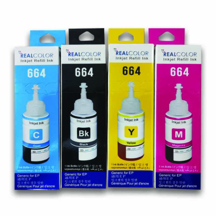 Real Color 664 Ink Refill Ink Set_4222