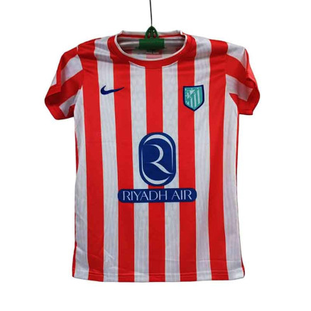 Atlético Madrid Embroidery Golgola Half-sleeve Football Jersey For Boy_3854