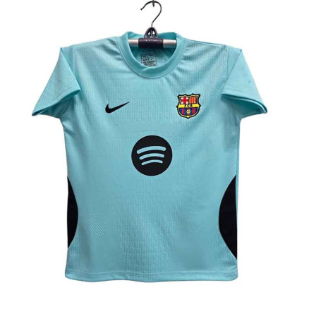Barcelona Embroidery Golgola Half-sleeve Football Jersey For Boy_3865