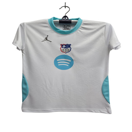 Barcelona Embroidery Golgola Half-sleeve Football Jersey For Boy_3867
