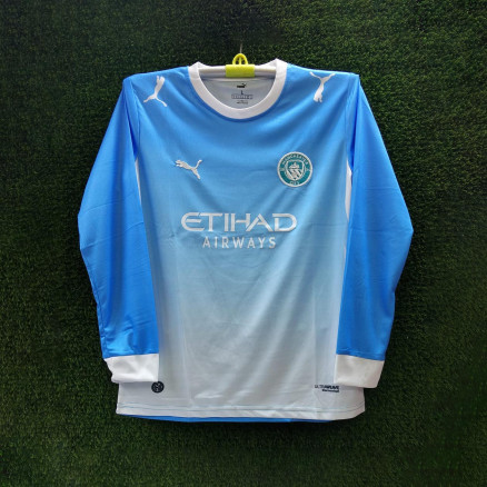 Manchester City Full-Sleeve Golgola Embroidery Football Jersey For Men_6114