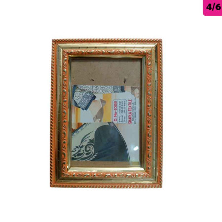 Golden  Color [1 inche] Photo Frame 4/6_4007