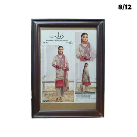Black Color [1 inche] Photo Frame 8-12_4015