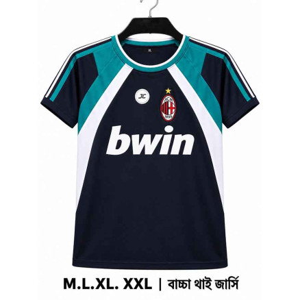Ac  Milan  Embroidery Golgola Football Jersey for Boy_8717