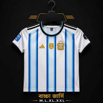 Argentina Embroidery Golgola Football Jersey for Boy_8739