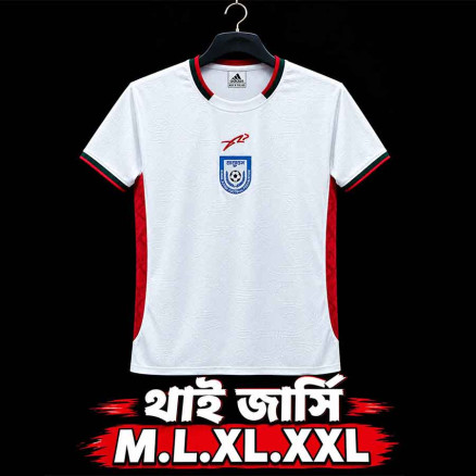 Bangladesh bafufe Embroidery Gol Gola Half-sleeve Football Jersey For Men -8501