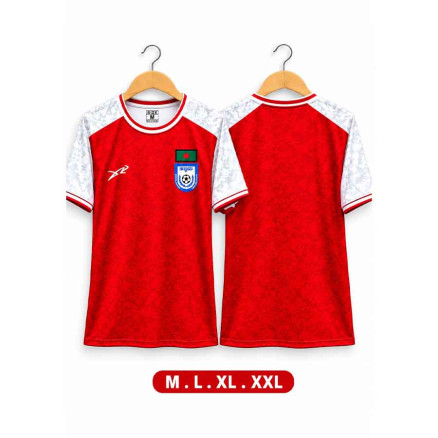 Bangladesh bafufe Embroidery Gol Gola Half-sleeve Football Jersey For Men -8504