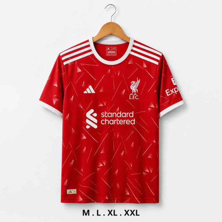 Liverpool Embroidery Gol Gola Half-sleeve Football Jersey For Men -8517