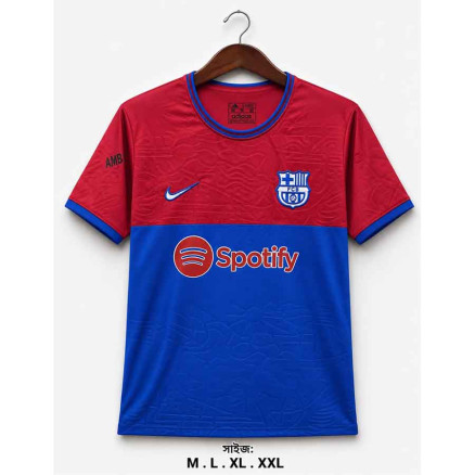Barcelona  Embroidery Gol Gola Half-sleeve Football Jersey For Men -8531