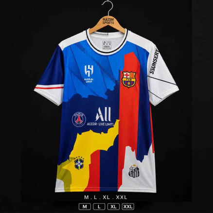 Naymer  Embroidery Gol Gola Half-sleeve Football Jersey For Men -8533