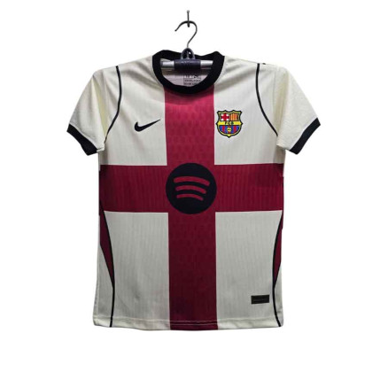 Barcelona Embroidery Golgola Half-sleeve Football Jersey For Boy_3860