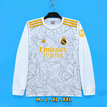 Real Madrid Embroidery Full-sleeve football jersey for Men_8620
